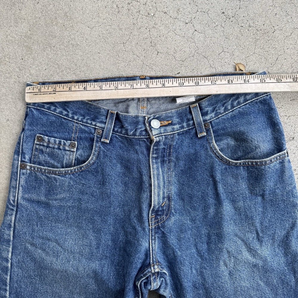 Vintage Levi's 569 Denim Jeans 90s 31x25 Loose Fit - Picture 4 of 9